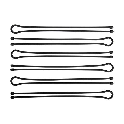 Nite Ize Gear Tie Original ProPacks - Reusable Rubber Twist Ties for Indoor & Outdoor Use - Bendable Wire Interior - Durable Rubber Exterior - Secure Grip - Black, 32" (6 Pack) - size: 32" - 6 Pack
