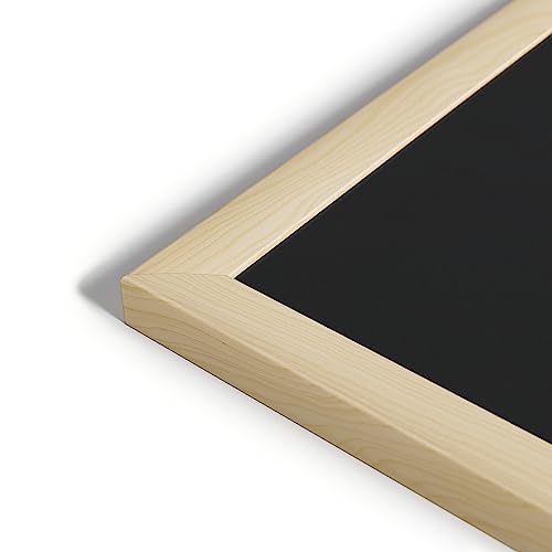 U Brands Chalkboard, 18" x 24" Inches, Light Birch Wood Frame (310U00-01) - style: Chalkboard