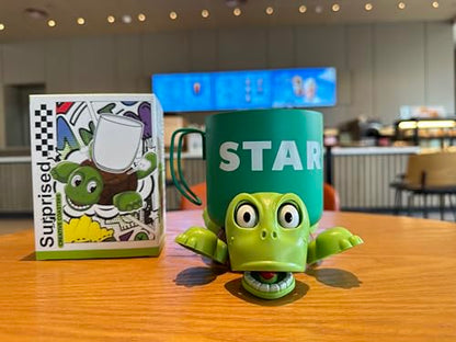 JOD® Turtle Coaster, 3D Printed Funny Tea Coasters with Interactive Expression-Funny Turtle Coaster Cup Holder Cute Drink Holder with Moving Limbs, Mom Novelty Desk Decor Women - color: 1pc-lightgreen