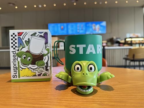 JOD® Turtle Coaster, 3D Printed Funny Tea Coasters with Interactive Expression-Funny Turtle Coaster Cup Holder Cute Drink Holder with Moving Limbs, Mom Novelty Desk Decor Women - color: 1pc-lightgreen