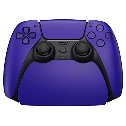 PlayVital Controller Display Stand for ps5, Gamepad Accessories Desk Holder for ps5 Controller with Rubber Pads - Galactic Purple - color: Galactic Purple