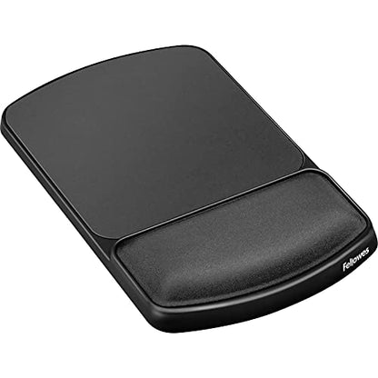 Fellowes Gel Mouse Pad Wrist Support - Graphite (91741) - size: 10.1L x 6.3W inches