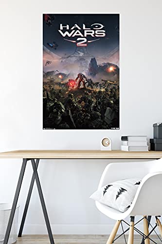 Trends International Halo: Halo Wars 2 - Key Art Wall Poster, 22.375" x 34", Premium Unframed Version - color: Premium Unframed Version, size: 34"L x 22.4"W