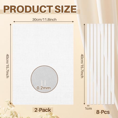 Woanger 2 Pcs 300×400mm DIY PC Case Dust Filter Nylon 80 Mesh PC Fan Mesh Filter Floor Vent Cover Dustproof Cover with Magnetic Strip for Computer Chassis Speaker and More(White) - color: White