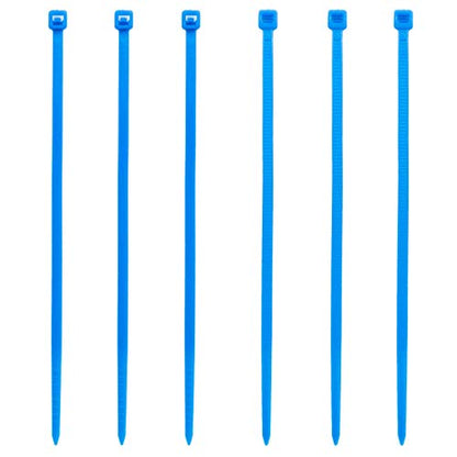 4 Inch Zip Ties (Tying Length 2.8"), 300pcs Nylon Cable Ties BLUE - color: Blue 300pcs, size: 4 inch