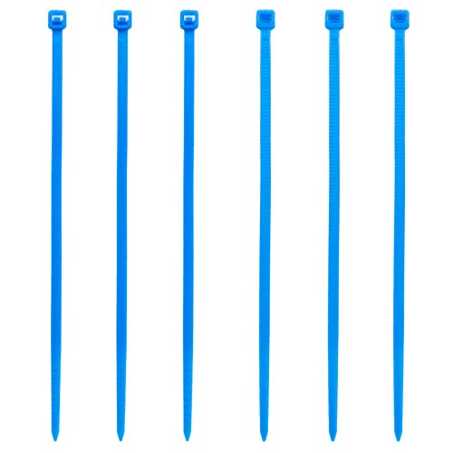 4 Inch Zip Ties (Tying Length 2.8"), 300pcs Nylon Cable Ties BLUE - color: Blue 300pcs, size: 4 inch