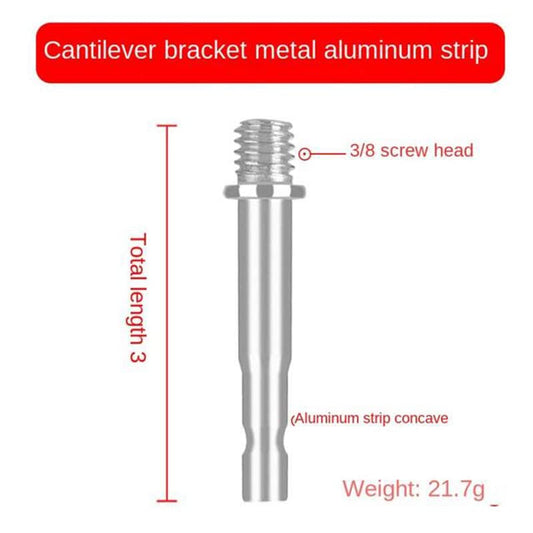 3 Pack Boom Arm to 17mm Ball 1/4 inch 3/8 Screw Bolt Mount Connector Adapter Joint Head Converter for Microphone Arm Stand Mic Arm Scissor Shock Mount Condenser Video Light Phone Holder Clip