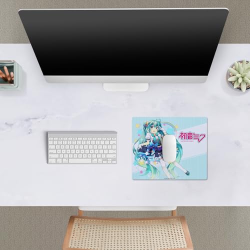 Head Case Designs Officially Licensed Hatsune Miku Stars and Rainbow Graphics 9.84 x 11.81 x 0.12 inches (250 x 300 mm) - S Gaming Office Desk PC Keyboard Mouse Mat Pad - color: Stars and Rainbow, size: 9.84 x 11.81 x 0.12 inches (250 x 300 mm) - S