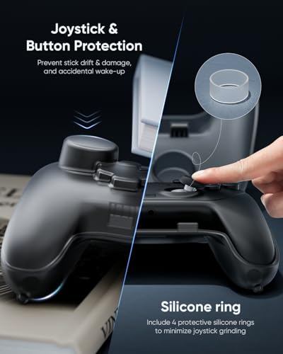 Tiiletzote Protective Travel Case for Nintendo Switch 2 Pro Controller, Hard Shell 1:1 Fit Portable Carrying Case, Magnetic Closure, Joystick Protection, Dust-Resistant, Anti-Scratch, Shock-Proof - color: Black