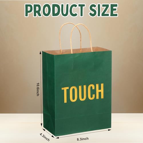Kolldenn 5 Senses Gift Bags for Him for Her with 10 Pcs Tissue Paper, Paper Bags with Handles Five Senses Gifts for Valentines Christmas Birthday Wedding Anniversary(Green,8.3 x 4.3 x 10.6 Inch) - color: Green, size: 8.3 x 4.3 x 10.6 Inch
