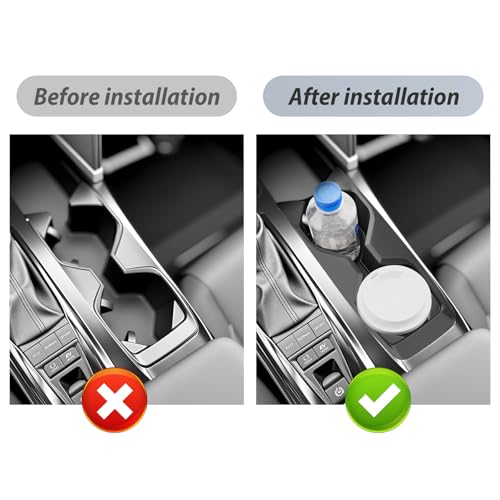 SKTU 2025 2026 Camry Cup Holder for 2025 2026 Toyota Camry (LE/SE/Nightshade/XLE/XSE) Central Control Cup Holder Toyota Camry 2025 2026 Accessories Durable Rubber Cup Pad - color: 2025 2026 Camry Cup Holder