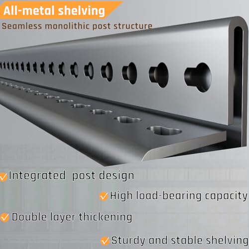 36" D Storage Shelves, 68" W Garage Shelving Heavy Duty Metal Adjustable Garage Shelves, Shelving Units Industrial Shelving for Warehouse, 68" W x 36" D x 68" H,Black - size: 68"Wx68"Hx36"D | 4 Tier