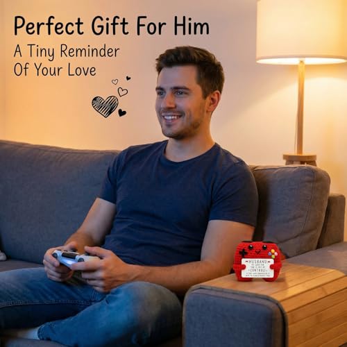 Handcrafted Crochet Game Controller Gift, Unique Husband Birthday Present, Custom for Him, Thoughtful Gaming Plushie for Men - style: for Husband