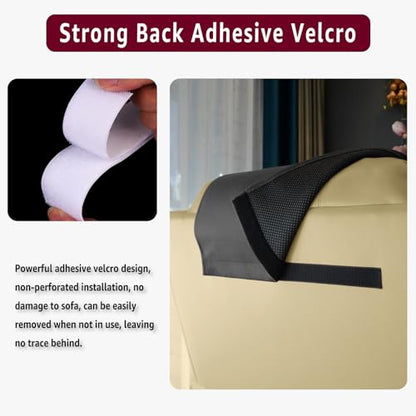 Non Slip Soft Velvet Recliner Chair Covers,Recliner headrest Protector,Headrest Cover for Furniture Slipcovers, Sofa Headrest Cover,Theater Seat, Home & Office Chair 17x27, Dark Gray - color: Velvet Dark Gray