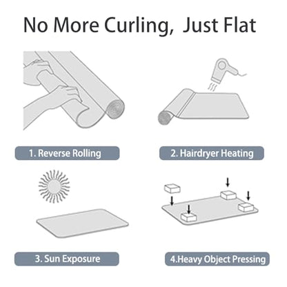 Yecaye Office Chair Mat for Hardwood Floor, Clear Computer Desk Chair Mat, PVC Heavy Duty Floor Protector for Rolling Chairs, 1.7mm Thick Chair Mat (Transparent, 46" x 60" x0.07'') - size: 46" x 60" x 0.07''