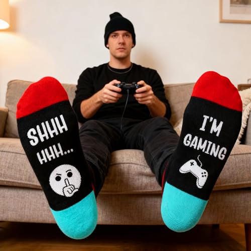 ZAGKOO Funny Socks for Men, Women - Stocking Stuffers for Men - color: Gaming 1
