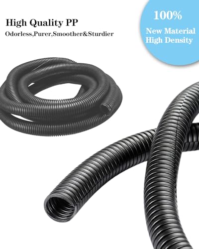 1/4 Inch Wire Loom Split Tubing - 50ft Cord Protector Electric Wires Covers, Automotive Wire Flexible Conduit, Plastic Wire Cover - size: 1/4"-50ft