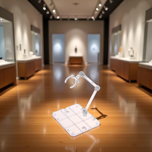 Action Figure Stand, Doll Model Display Holder Base Doll Support Stand Compatible with HG RG SD SHF Gundam 1/144 Toy Collectible Display and Storage