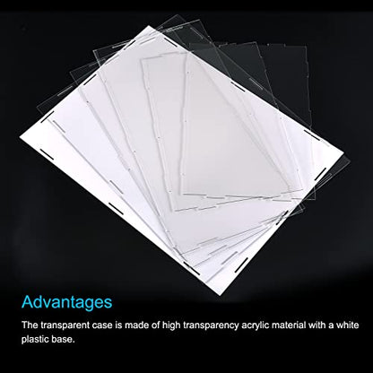 MECCANIXITY Acrylic Display Case Box Clear Dustproof Protection Showcase 12.2x12.2x8.3 Inch for Collectibles Display - size: 12.2x12.2x8.3 Inch