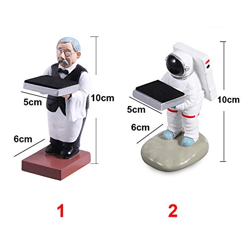 Pilarmuture Watch Display Stand Jewelry Organizer Astronaut Handmade Watch Holder Resin Figurine Jewelry Watch Storage Rack Eyeglass Holder for Office Home Decoration - size: 2#astronaut