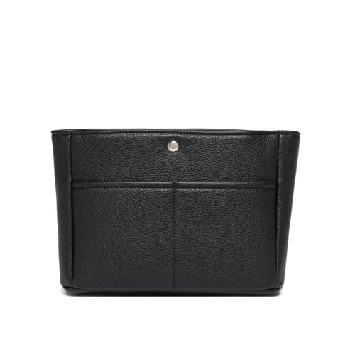 YONEBN waterproof Storage Bag Lightweight Large Capacity nylon Bag Inner Bag Handbag Organizer - color: Pu/Black