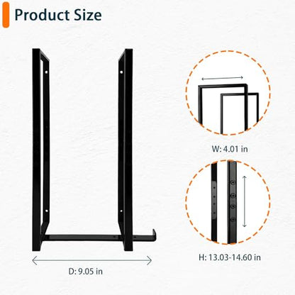 14.6"x 4" SFF PC Under Desk/Wall Mount Compatible with Dell OptiPlex SFF 9020 7060 7050 7040 5050 3050 Small Form Factor Desktop Computer with Anti Scratch Sponge