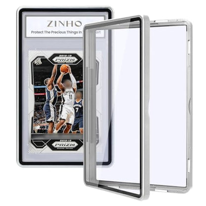 ZINHO Graded Card Case Magnetic Aluminum Alloy Slab Protector Display Case Fits BGS Cards, UV Protection (Gold) - color: Gold, style: BGS Card Case