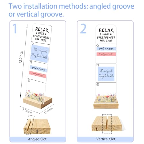 Sticky Notes Monitor Memo Board I Have A Spreadsheet for that Funny Office Quote Message Board Portable Sticky Note Holder with 200 Sheets Sticky Notes Humorous Desk Decor and Gift - color: Relax