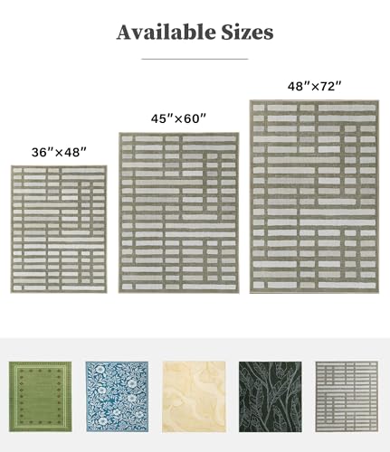 chakme Office Chair Mat for Hardwood Floor, 60"x45" Easy Glide Computer Desk Mat Protector for Rolling Chair Under Desk Rug Nonslip Backing, Machine Wash, (Dark Brown Plaid) - color: Dark Brown Plaid, size: 45"x60"