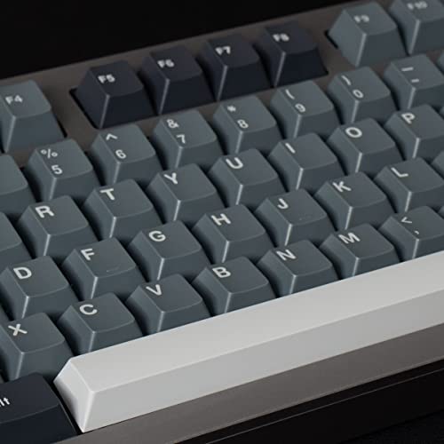 Sumgsn Apollo Keycaps 163 Keys Doubleshot Keycaps Cherry Profile Custom Keyboard Key caps Set Fit for 61/64/87/104/108 Cherry Mx Switches ISO ANSI Layout Alice Keyboard Mechanical Keyboards - color: Apollo Keycaps