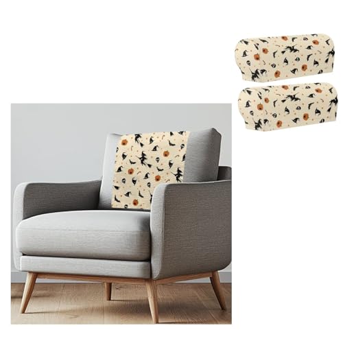 Sofa Headrest Armrest Cover Set for Recliner Sofa Headrest Protector Fade Resistant Headrests Cover Slipcover with Fixing Nails Headrests Protector Covers for Couch Furniture Boho - color: Boho