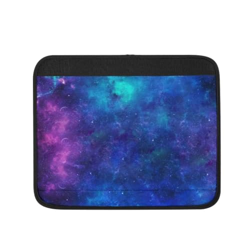 Wheelchair Armrest Pads Galaxy Print Office Chair Arm Covers Machine Washable Wheelchair Accessories 2 Piece Arm Rest Padded Cover for Office Transport Chair 13 inch - color: Galaxy