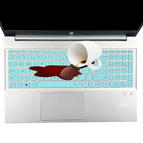 Keyboard Cover for HP Pavilion/HP Laptop 15-eg 15-eh 15-er 15-eg2078nr 15-eg0165st 15-eg0000 15t-er000 15-er0056cl 15-er0097nr 15t-eg000 15-eg100 15-eg1053cl 15-eg1073cl eg0050wm, HP 17-cn/cp - color: Hotblue(Regular Letters)