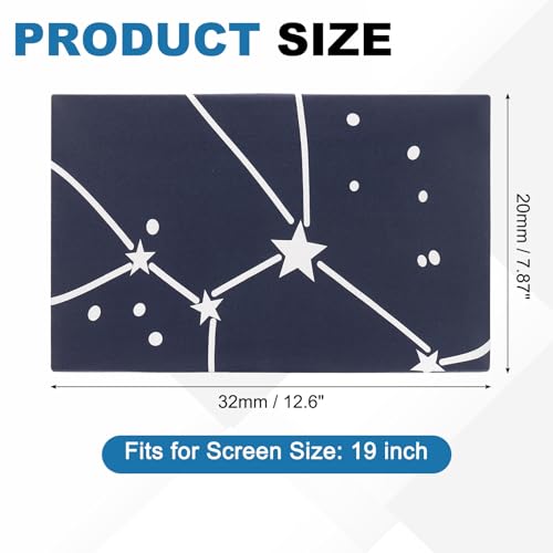 PATIKIL Monitor Dust Cover Anti-Static Dustproof Protective Cover Computer Screen Sleeve for 19 Inch Computer Monitors PC Desktop TV LCD LED HD Panel Case, Black - size: 19 Inch