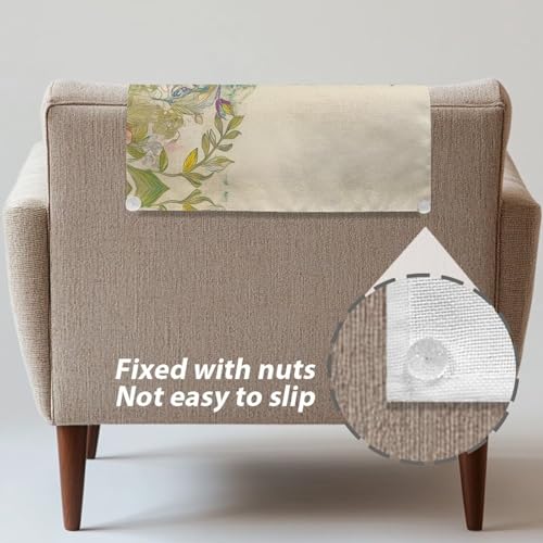Recliner Headrest Protector Hummingbird Head Rest Cover for Recliner Easy to Install Headrest Slipcovers Covers Pet Scratch Resistant Sofa Headrest Covers 2 Pack - color: Hummingbird