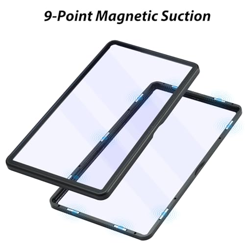 ZINHO Graded Card Case Magnetic Aluminum Alloy Slab Protector Display Case Fits BGS Cards, UV Protection (Black) - color: Black, style: BGS Card Case