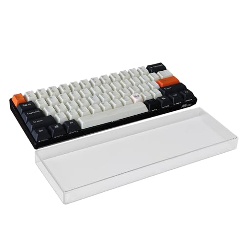 Acrylic Keyboard Dust Cover,60/61/64 Keys Transparent Mechanical Keyboard Protective Cover,Compatible with Computer Gaming Keyboards (11.5''x4.02''x0.87'') - size: 60/61/64 keys