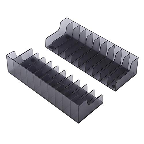 Ciglow Game Disk Storage, 2 PCS Game CD Disk Rack Bamboo Storage Stand supporto adatto per/Slim/PRO/XBOXONE S.