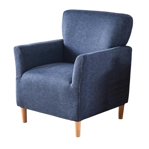 HAOYONG Banquet Armchair Slipcover Stretch Velvet Chair Covers 1-Piece Armchair Sofa Covers Soft Arm Chair Cover Removable Washable Single Couch Covers Furniture Protector for Living Room - Set of 1 - color: 1, size: Set of 1