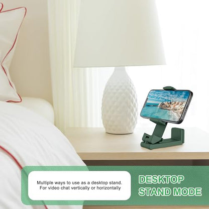 Perilogics Airplane Phone Holder Mount Universal in Flight Hands Free Viewing with Multi-Directional Dual 360 Degree Rotation (Evergreen) - color: Evergreen