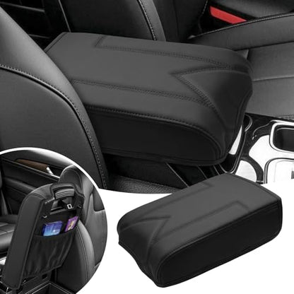 Shademax Center Console Cover for Kia Telluride 2020-2026 Armrest Cushion Pad Arm Rest Cover Leather Console Lids Protector for Kia Telluride Accessories - size: For Kia Telluride 2020-2026