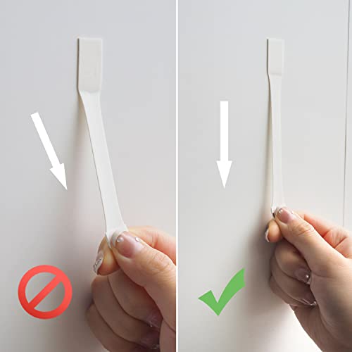 MOVELYST 100 Small Hooks+120 Removable Strips, Clear Wire Hanger Hooks, Damage-Free Utility Hooks, Heavy Duty with Adhesive Strips, No Tools Wall Hook for Hanging, Value Pack - size: Small, style: Clear-100+120