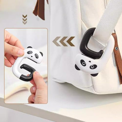 No-Drill Adjustable Desk Hook for Bags - Portable Clip-On Hanger for Backpacks, Handbags & Accessories, Space-Saving Table Mount for Home or Office,Black