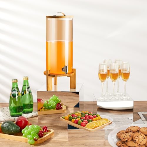 3 Pcs Silver Acrylic Risers Display Stands, Mirrored Nesting Cube Boxes Pedestal for Figures Collectible Jewelry Purse, Stackable Showcase Blocks, Food Display Buffet Risers for Dessert Cakes Catering - size: Silver 3pcs (6",7",8")