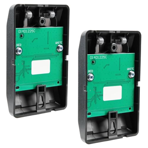 2X Garage Outlet Garage Door Opener Remote Control Security Multi Function Wall Mounted Panel Pad Replacement for Liftmaster Chamberlain Craftsman Sears (882LMW)