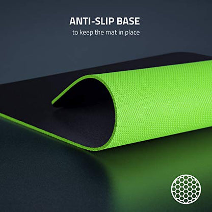 Razer Gigantus V2 Cloth Gaming Mouse Pad (Large): Thick, High-Density Foam - Non-Slip Base - Classic Black - color: Classic Black, size: 17L x 3W inches