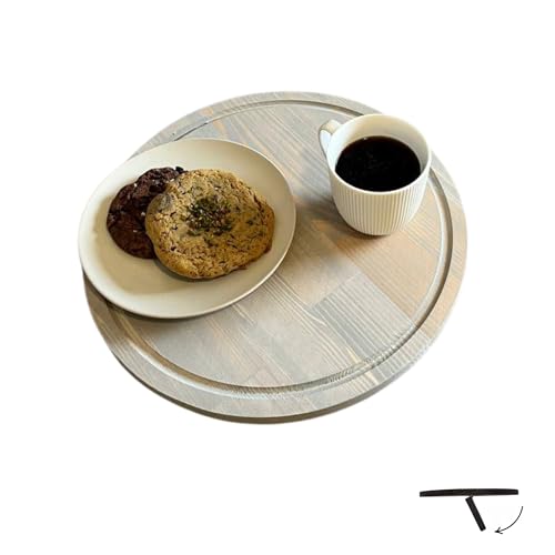 Sofa Tray – Wooden Foldable Sofa Tray Table for Seat Cushion, Perfect for Coffee & Remote Control, Solid Wood Sofa Tray Table, Solid Spruce Couch Table (Istanbul, Medium 14") - color: Istanbul, size: Medium 14"