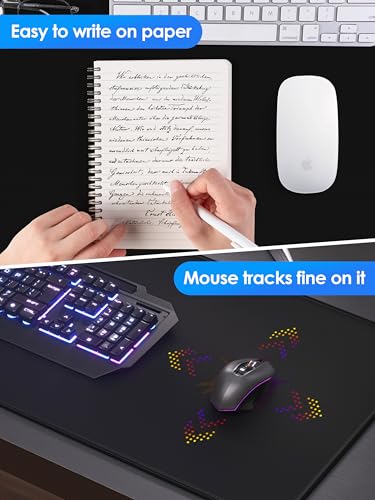 Wireless Charging Mouse Pad with Foldable Phone Holder, 15W Magnetic Fast Charging for iPhone Samsung, 31.5"x15.75" Large Desk Mat for Laptop/Keyboard, Waterproof Gaming Mousepad with Non-Slip Base - color: Magnetic+Phone Stand Black with PD Charger