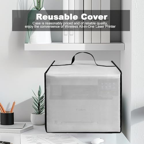 Printer Dust Cover Case for Canon MF652Cw/for Brother L3300CDW /HP M283fdw Printer - color: Silver