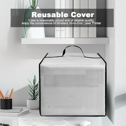 Printer Dust Cover Case for Canon MF652Cw/for Brother L3300CDW /HP M283fdw Printer - color: Silver